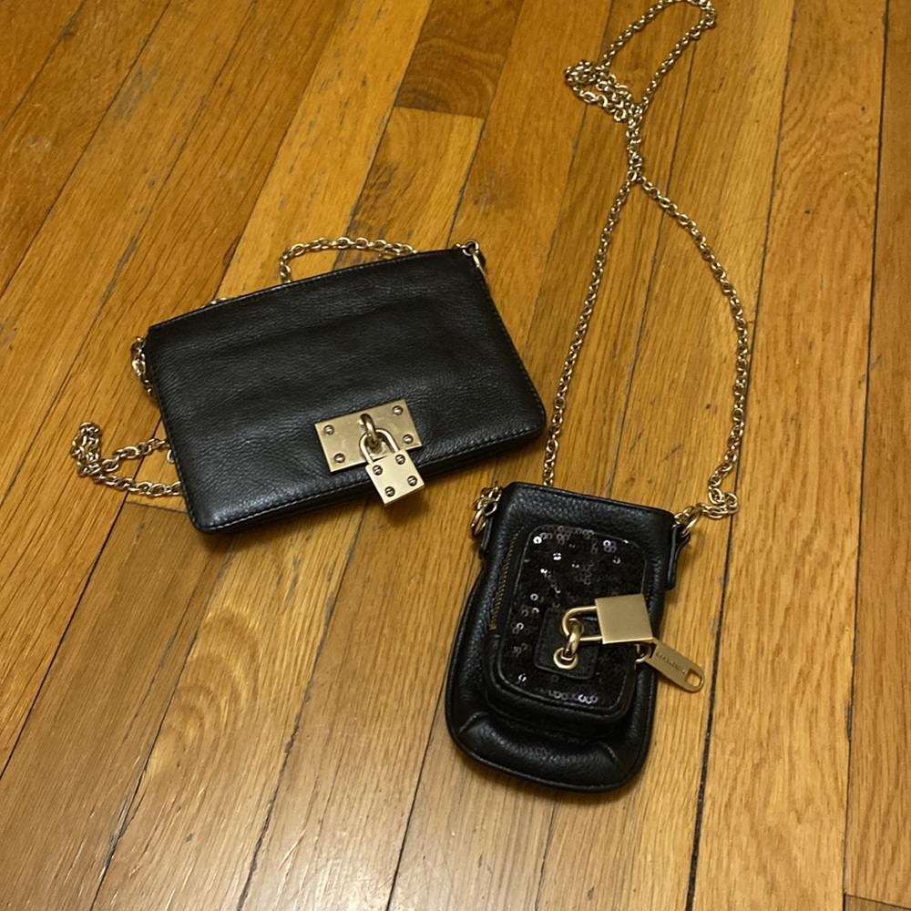 Alexis Hudson Two Small Leather Crossbody Bags